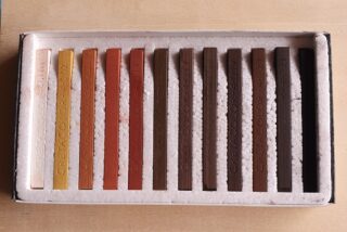 BARRITAS MARRONES PASTEL DE SECCIÓN CUADRADA