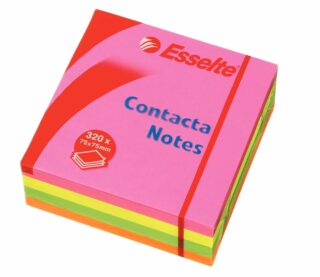 BLOCS NOTAS DE COLORES CON ADHESIVO