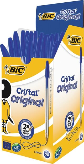 BOLÍGRAFO BIC CRISTAL (50 unidades)