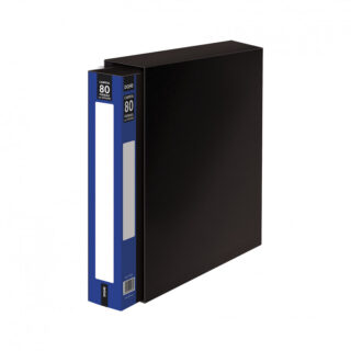 CARPETA 80 FUNDAS LOMO PERSONALIZABLE CON CAJA