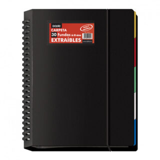 CARPETA ESPIRAL DE 30 FUNDAS EXTRAÍBLES