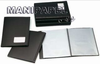 CARPETAS DE FUNDAS CON ESPIRAL