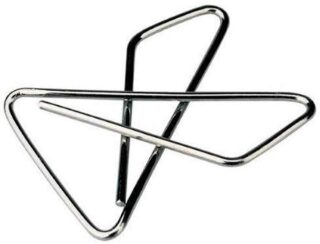 CLIPS MARIPOSA PLATEADOS