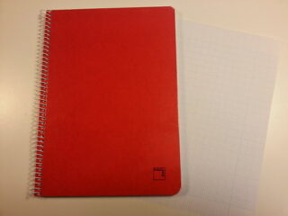 CUADERNOS DE TAPA DURA ROJA