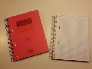 CUADERNOS PLASTIPAC TAPA DE POLIPROPILENO TRANSLUCIDO