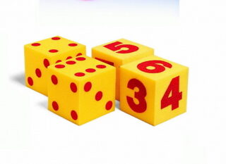 DADOS DE FOAM GRANDES