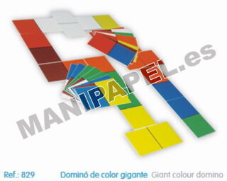 DOMINÓ DE COLOR GIGANTE