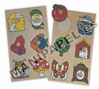 ENCAJES CON POMOS GRANDES