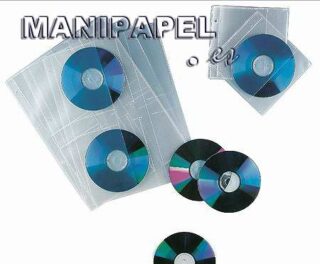 FUNDAS PARA CD ( CON TALADRO)