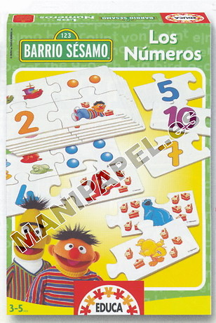 JUEGO EDUCATIVO DEL 1 AL 10 BARRIO SÉSAMO