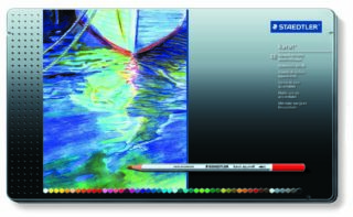 LÁPICES DE COLORES ACUARELABLES KARAT AQUARELL ESTUCHE METAL (48 unidades)