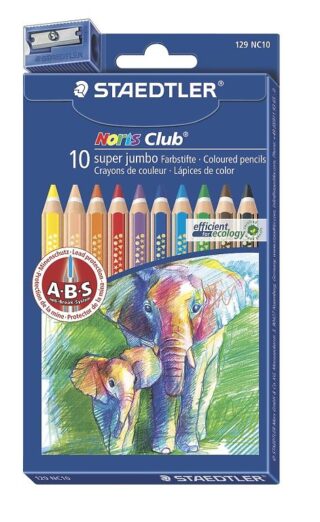 LÁPICES NORIS COLOR SUPER JUMBO (12 unidades)