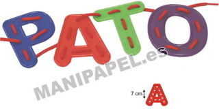LETRAS ALFABETO PARA COSER (26 unidades)