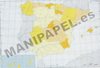 MAPA MUDO POLÍTICO COLOR (100 unidades)