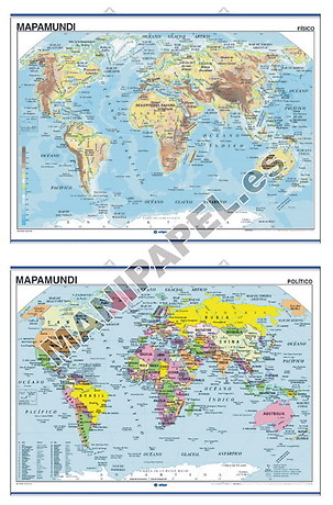 MAPAS MURALES FÍSICO / POLÍTICO