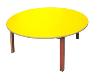 MESA CIRCULAR GUARDERÍA MADERA 120 cm
