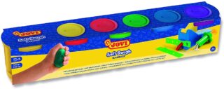 PASTA BLANDA SOFT DOUGH BLANDIVER 5 BOTES DE 110 GR COLORES SURTIDOS