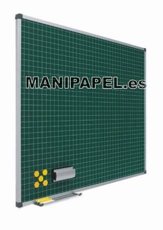 PIZARRAS PARA TIZA CON CUADRÍCULA MARCO DE ALUMINIO