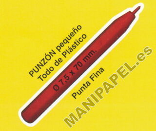 PUNZONES PEQUEÑOS PLÁSTICO