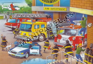 PUZZLE BOMBEROS 100 PIEZAS 6+ AÑOS