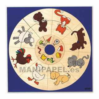 PUZZLE CIRCULO ANIMALES