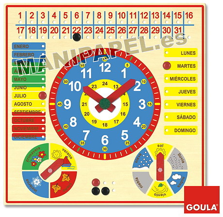 RELOJ CALENDARIO