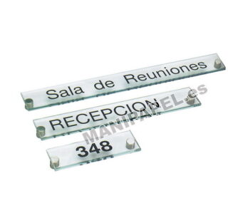 RÓTULOS DE VIDRIO 1 LÍNEA DE TEXTO