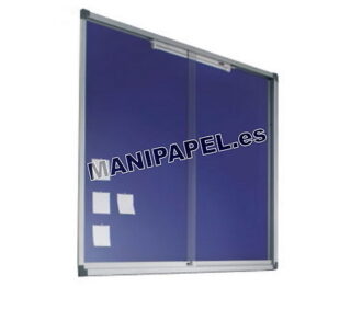 VITRINAS CON LUZ TAPIZADAS PUERTAS CORREDERAS